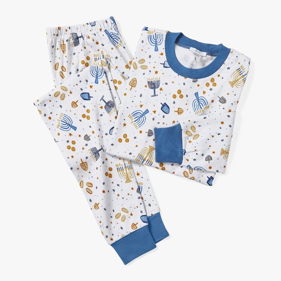 Adult Hanukkah Organic Cotton Pajama Set - PBK - Picture 4 of 7